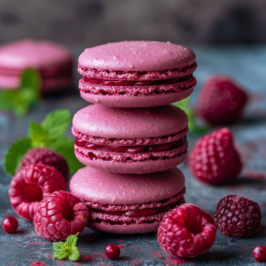 Raspberry_macaroons_4